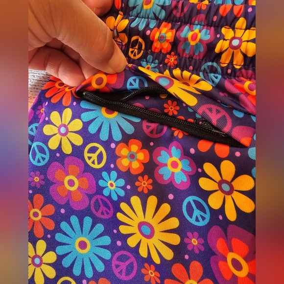 Gay Almanac by Pandatak Size Medium Pride Shorts Festival Zaddy Rave LGBTQ Flora - Picture 4 of 8